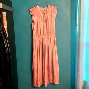 Size 8 H&M pale pink satin dress